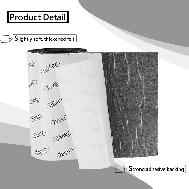 Jayen Felt Furniture Pads - 5x40 inch Self Adhesive Felt Pads Roll - Free Cut to Protect Flooring - Image 3